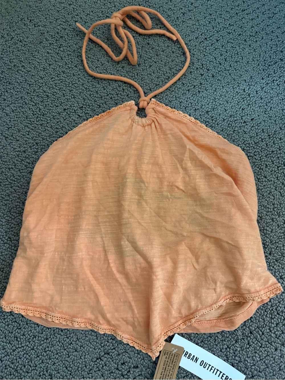 Urban Outfitters Peach Halter top